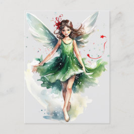 Postal Navidades de acuarela