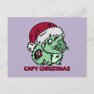 Postal Navidades de Capybara
