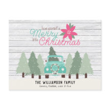 Navidades de casas de campo de cosecha de camiones