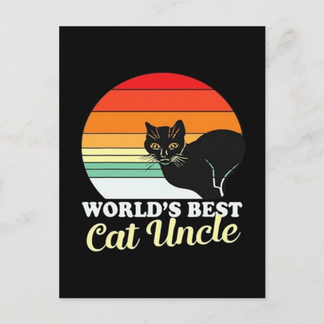 Postal Navidades de Cat Lover Adorable (Anverso)