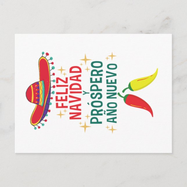 Postal Navidades de Cute feliz navidad (Anverso)