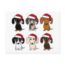 Navidades de Dachshund Santas Mascota Personalizad