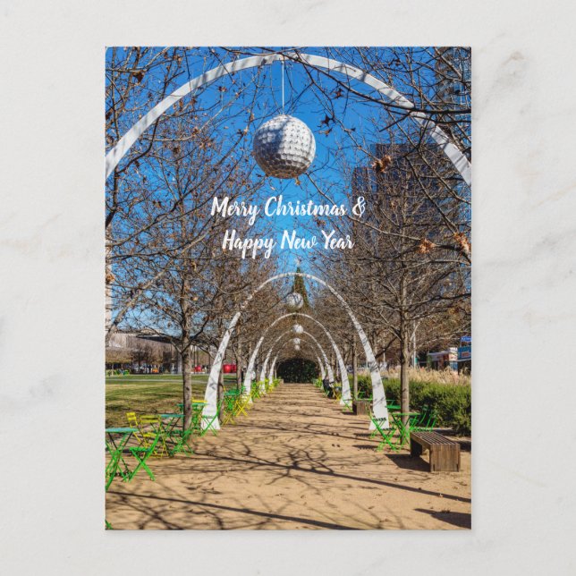 Postal Navidades de Dallas Arches Postcard (Anverso)