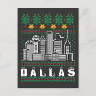 Postal Navidades de Dallas Texas Ugly