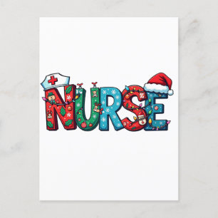 Postal Navidades de enfermería Enfermería Hospital Médico