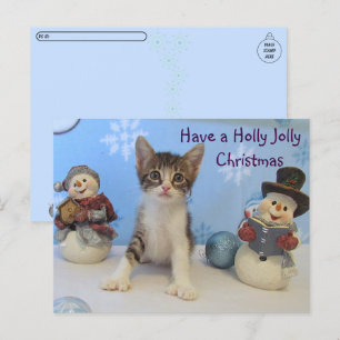 Postal Navidades de Holly Jolly