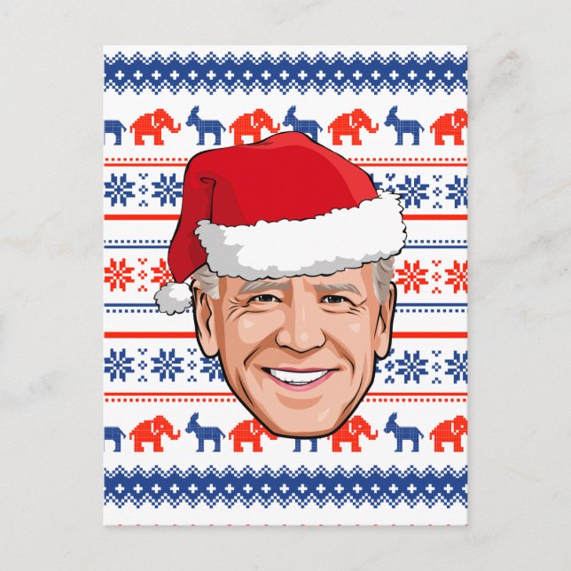 Postal Navidades de Joe Biden (Anverso)