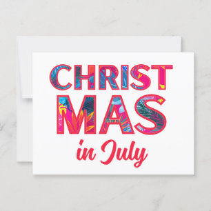 POSTAL NAVIDADES DE JULIO