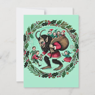 Postal Navidades de Krampus
