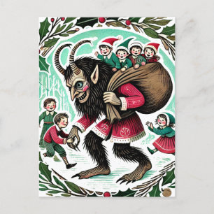 Postal Navidades de Krampus
