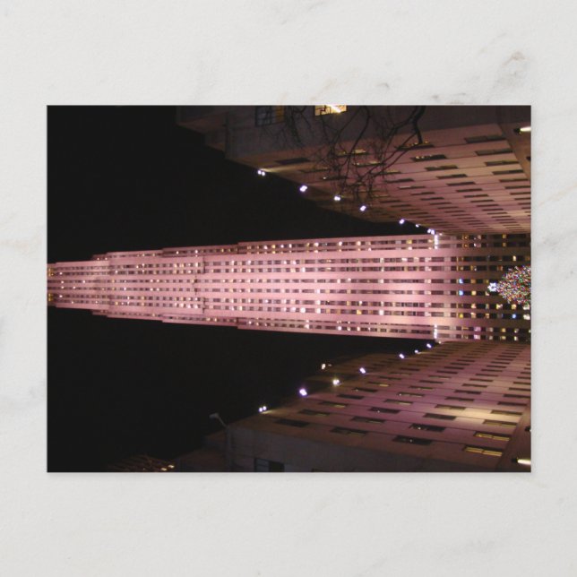 Postal Navidades de la ciudad de Nueva York (Anverso)