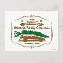 Postal Navidades de la familia Griswold divertidos y anti