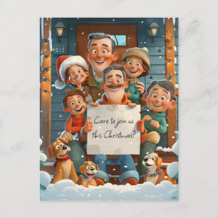 Postal Navidades de la Gran Familia