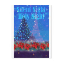 Navidades de la Torre Eiffel Pine Poinsettia