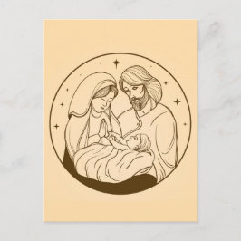 Postal Navidades de la Virgen María Jesús