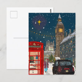 Postal Navidades de Londres inspirados en el Cityscape Re