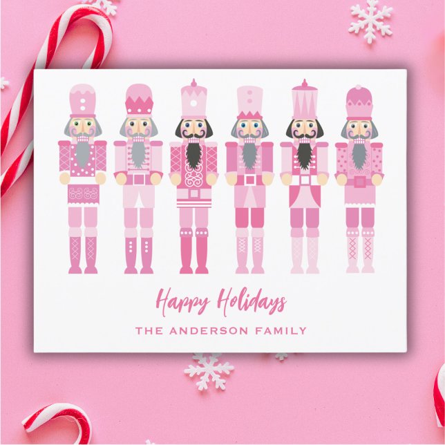 Postal Navidades DE NUTCRACKERS PINK (Subido por el creador)