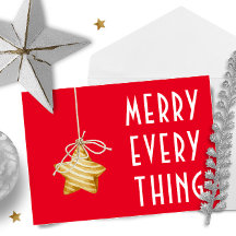 Navidades de Ornament de Merry Everything Star