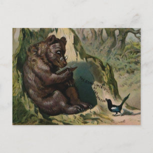 Postal Navidades de osos de Victoria