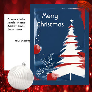 Postal Navidades de Patriotic Military USA