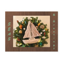 Navidades de playa de la costa tropical y saludos