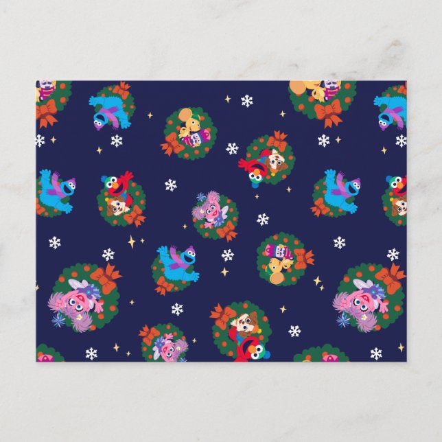 Postal Navidades de Plaza Sésamo (Anverso)