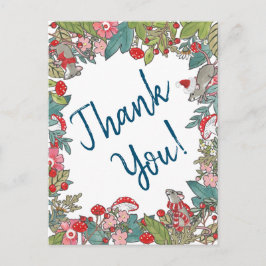 Postal Navidades de ratones de cerezo gracias a Woodland 