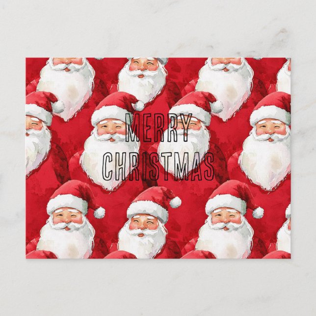 Postal Navidades de Red Santa Claus (Anverso)