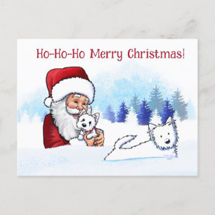 Postal Navidades de Santa con Westis
