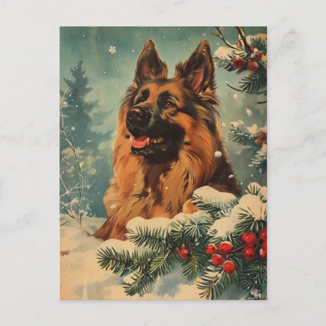 Postal Navidades de Tervuren de Bélgica (Anverso)
