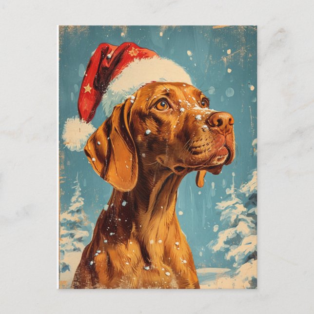 Postal Navidades de Vizsla (Anverso)