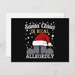 Postal Navidades del abogado - Santa es real supuestament