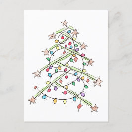 Postal navidades del "árbol de luces"