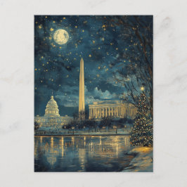 Postal NAVIDADES del Capitolio de Estados Unidos postcard