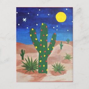 Postal Navidades del Desierto Funky