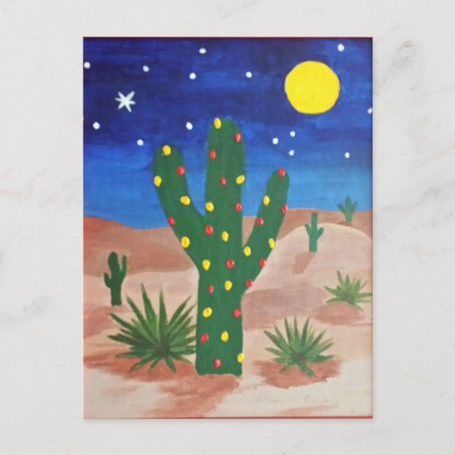 Postal Navidades del Desierto Funky (Anverso)