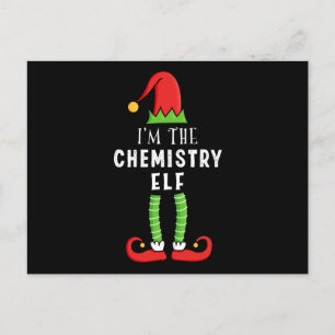 Postal Navidades del Elf de Química que coinciden con reg