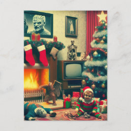 Postal Navidades del horror
