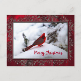 Postal Navidades del marco del Cardenal Snow 6245