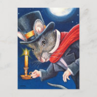 Navidades Dickens Desplazar el arte acuarela del r