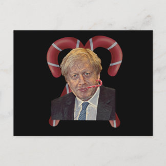 Postal Navidades divertidos de Boris Johnson