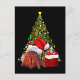 Postal Navidades divertidos de Santa Cruz ermitan a los a