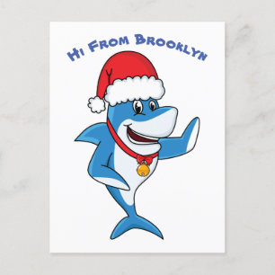 Postal Navidades divertidos ilustracion personalizado de