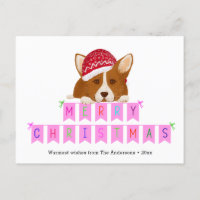 Navidades divertidos rosados Bunner Banner Gorra R