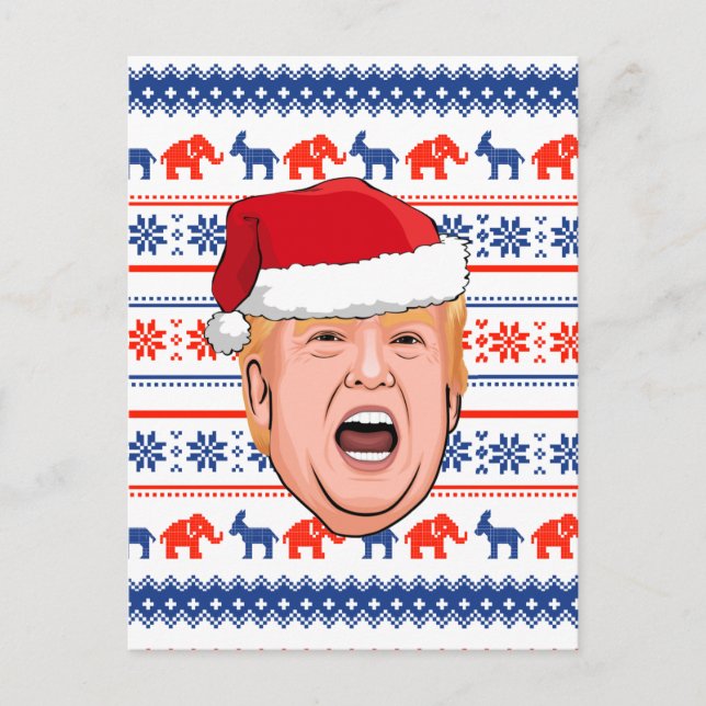 Postal Navidades DONALD TRUMP (Anverso)