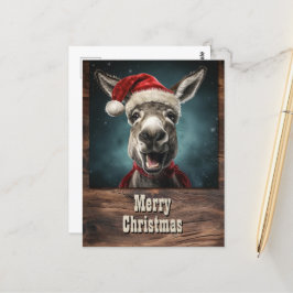 Postal Navidades Donkey