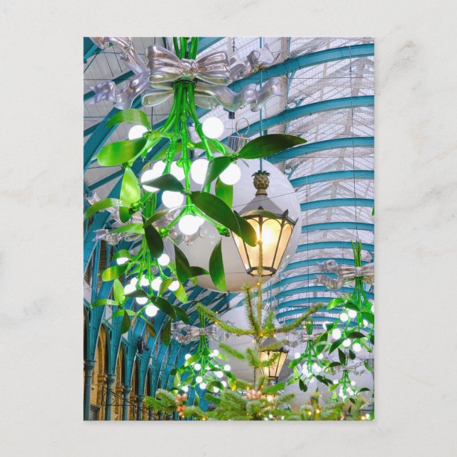 Postal Navidades en Covent Garden, London UK Postcard (Anverso)