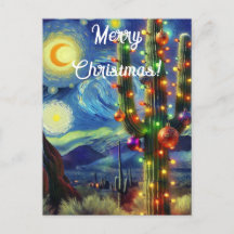 Navidades en el desierto Saguaro Cactus al suroest