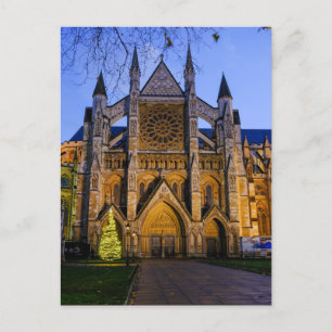 Postal Navidades en la abadía de Westminster, London UK P