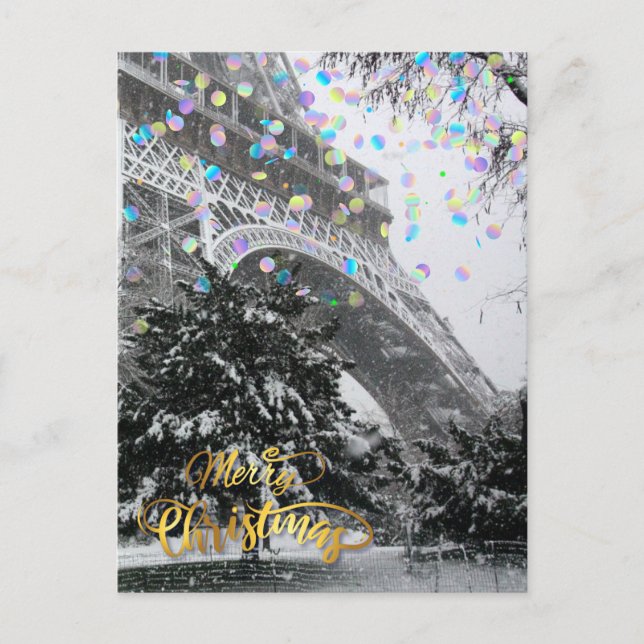 Postal Navidades en la ciudad. (Anverso)